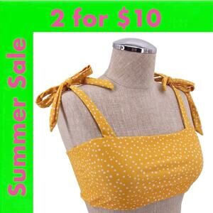 Shein yellow bikini top SALE